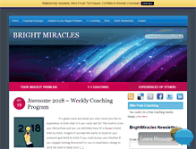 Tablet Screenshot of brightmiracles.com